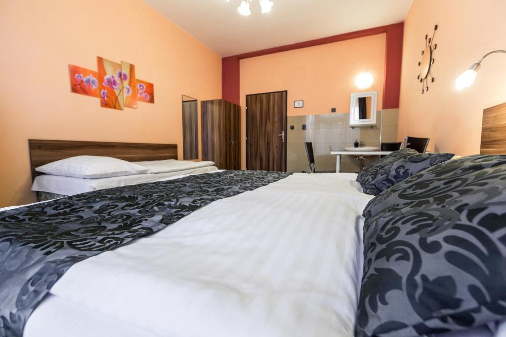 Двухместный (Двухместный номер с 2 отдельными кроватями и общей ванной комнатой) апартамента Rezidence Davids, Прага