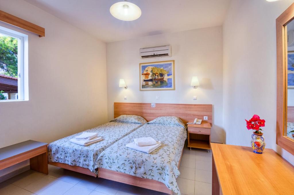 Апартаменты (Апартаменты с 2 спальнями (для 5 взрослых)) апарт-отеля Matina Pefkos Aparthotel, Пефки Родос