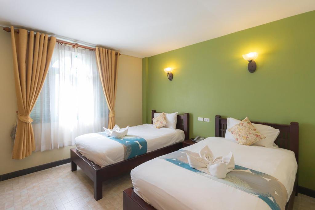 Двухместный (Двухместный номер Делюкс с 2 отдельными кроватями) отеля La Villa Boutique hotel, Сакэу