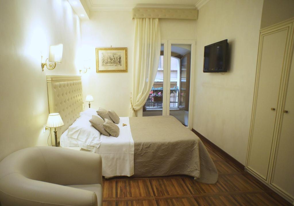 Двухместный (Стандартный двухместный номер с 1 кроватью или 2 отдельными кроватями) гостевого дома Locanda Navona, Рим