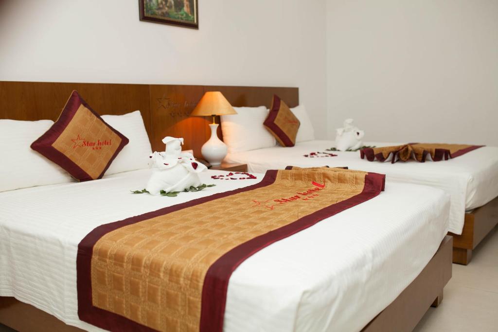 Двухместный (Двухместный номер Делюкс с 1 кроватью или 2 отдельными кроватями) отеля Star Hotel, Дананг