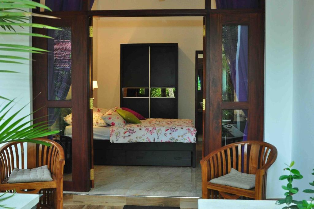 Двухместный (Двухместный номер Делюкс с 1 кроватью) гостевого дома Aliya Lanka, Берувала
