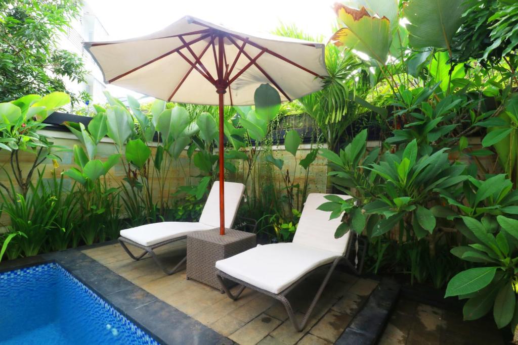 Вилла (Вилла с 1 спальней и собственным бассейном), The Umah Pandawa Hotel and Villas