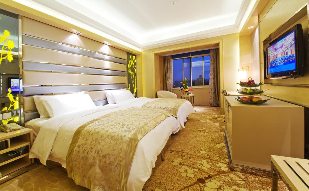 Двухместный (Двухместный номер Делюкс с 2 отдельными кроватями) отеля Chengdu Wangjiang Hotel, Чэнду