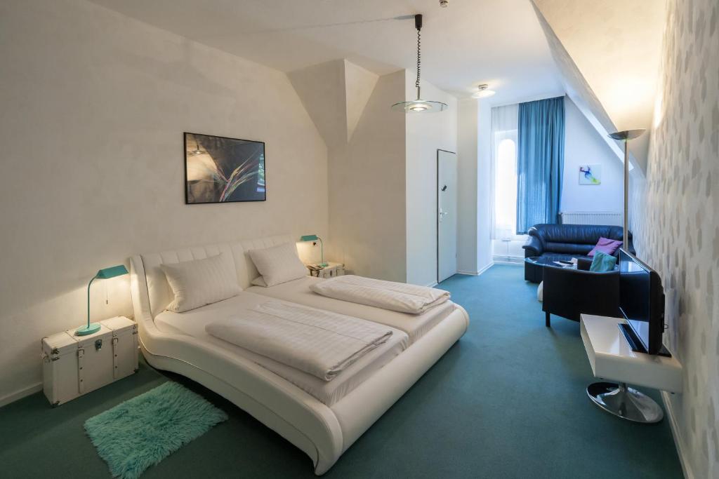 Двухместный (Стандартный двухместный номер с 1 кроватью) гостевого дома Hotel am Berg, Франкфурт-на-Майне