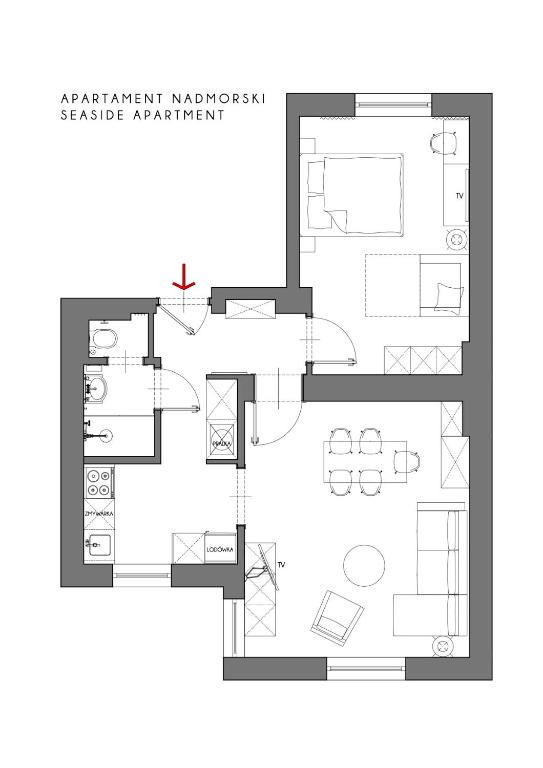 Апартаменты (Апартаменты с 1 спальней - Majkowskiego Street, 8/1) апартамента Sanhaus Apartments, Сопот