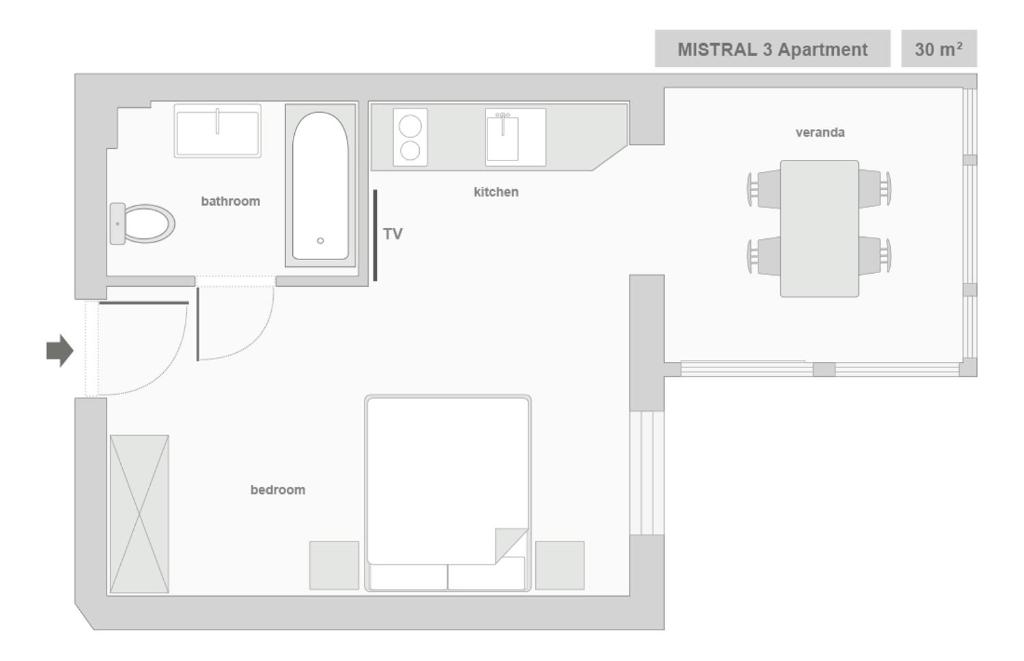 Апартаменты (Апартаменты-студио - Haffnera Street, 51/1c), Sanhaus Apartments