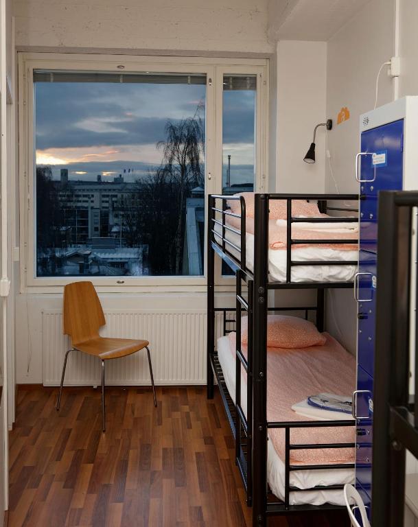 Номер (Кровать в общем 4-местном номере для мужчин и женщин) хостела CheapSleep Hostel Helsinki, Хельсинки