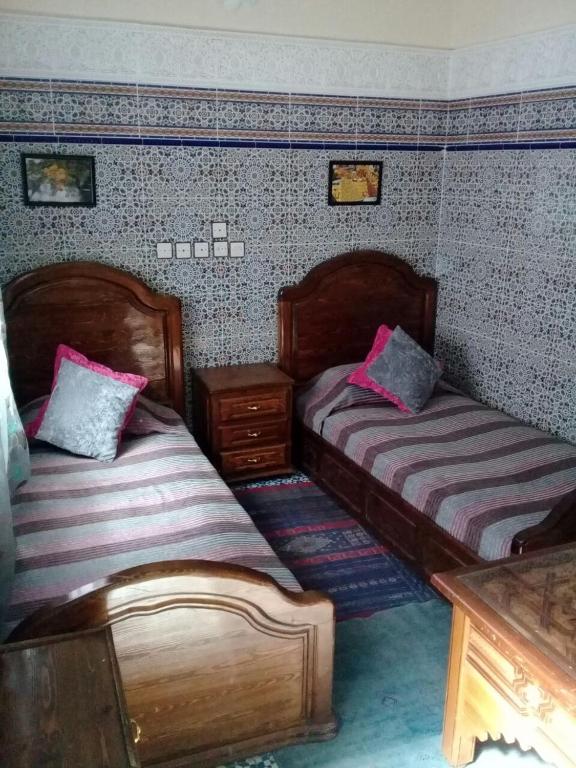 Двухместный (Королевский двухместный номер с 2 отдельными кроватями) отеля Ryad Bab Berdaine, Мекнес
