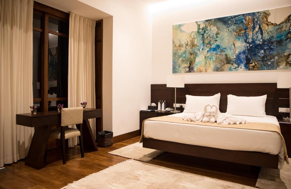 Двухместный (Люкс с 1 спальней с видом на океан) отеля The Villa by Contemporary Ceylon, Ваддува