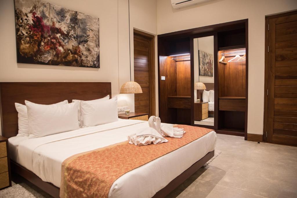 Двухместный (Двухместный номер Делюкс с 1 кроватью) отеля The Villa by Contemporary Ceylon, Ваддува