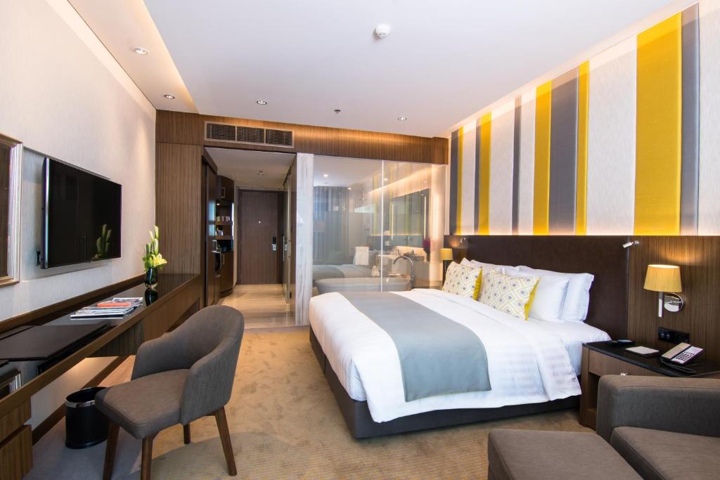 Двухместный (Номер Делюкс с кроватью размера «king-size») отеля Lancaster Bangkok, Бангкок
