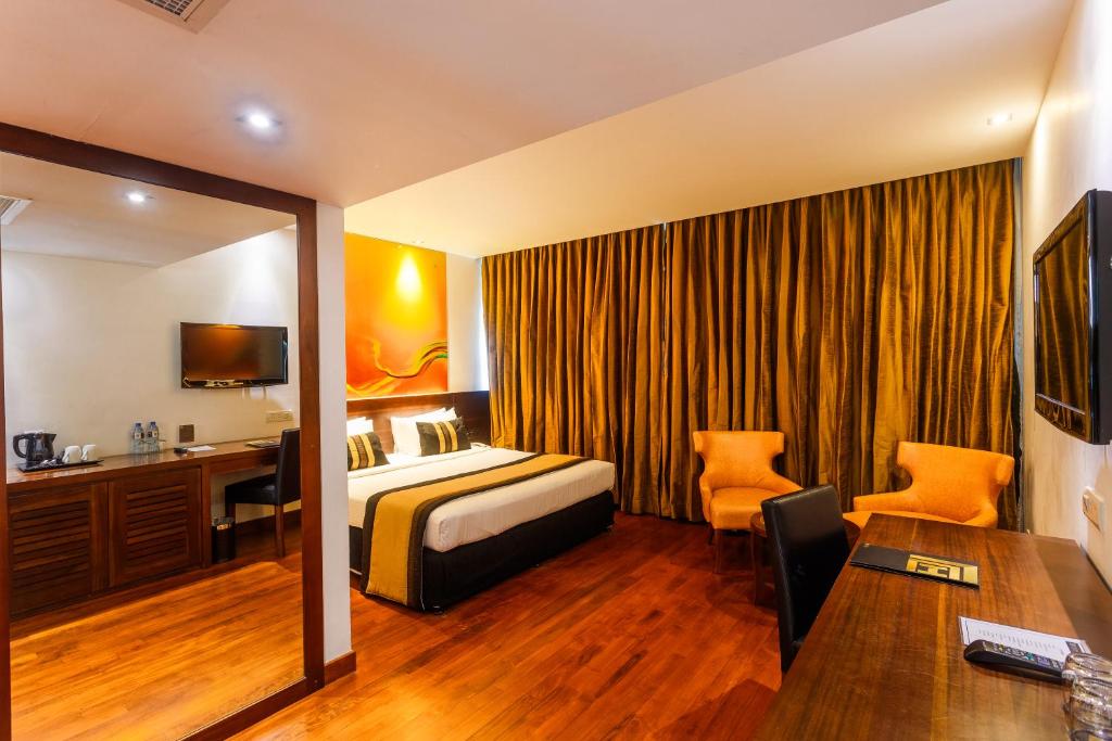 Двухместный (Двухместный номер Супер Делюкс с 1 кроватью или 2 отдельными кроватями, бесплатная поздняя регистрация отъезда до 16:00 и ранняя регистрация заезда с 10:00) отеля Renuka City Hotel, Коломбо