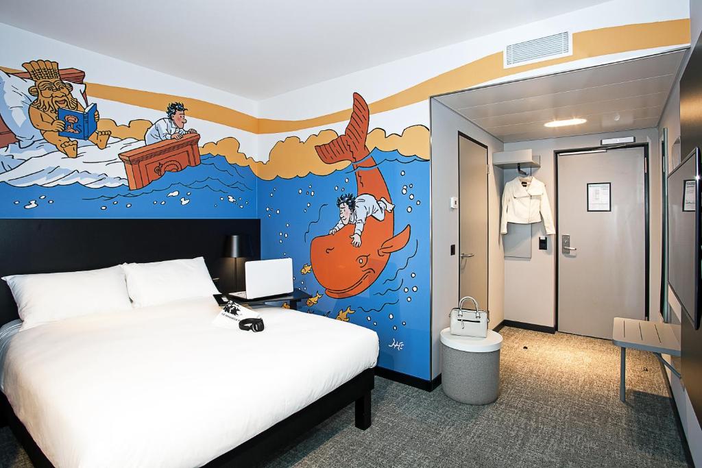 Двухместный (Стандартный двухместный номер с 1 кроватью) отеля ibis Styles Genève Carouge, Женева