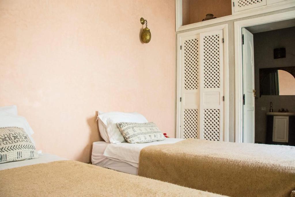 Двухместный (Двухместный номер «Комфорт» с 2 отдельными кроватями) отеля Riad el Marah, Марракеш