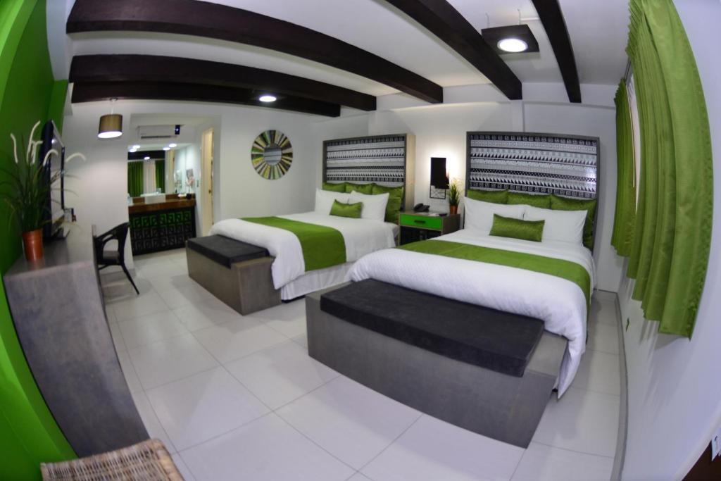 Двухместный (Стандартный двухместный номер с 1 кроватью) отеля Hotel Hacienda Del Rio, Тихуана