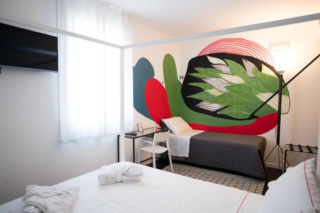 Двухместный (Двухместный номер Делюкс с 1 кроватью) отеля Locanda Fourghetti, Болонья