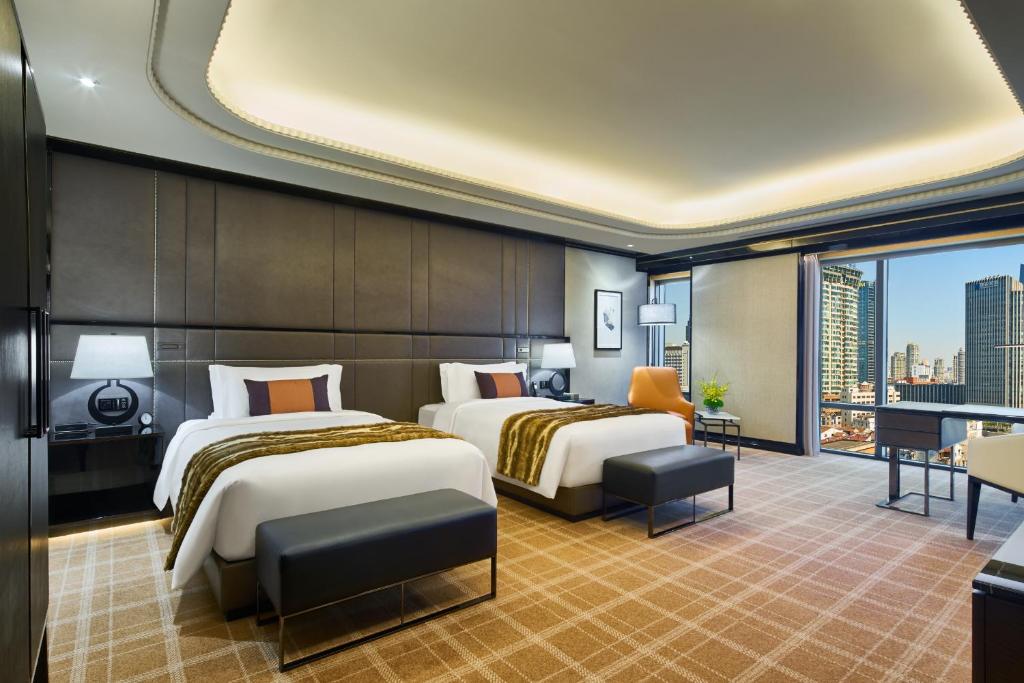 Двухместный (Двухместный номер Делюкс с 2 отдельными кроватями) отеля Bellagio Shanghai, Шанхай