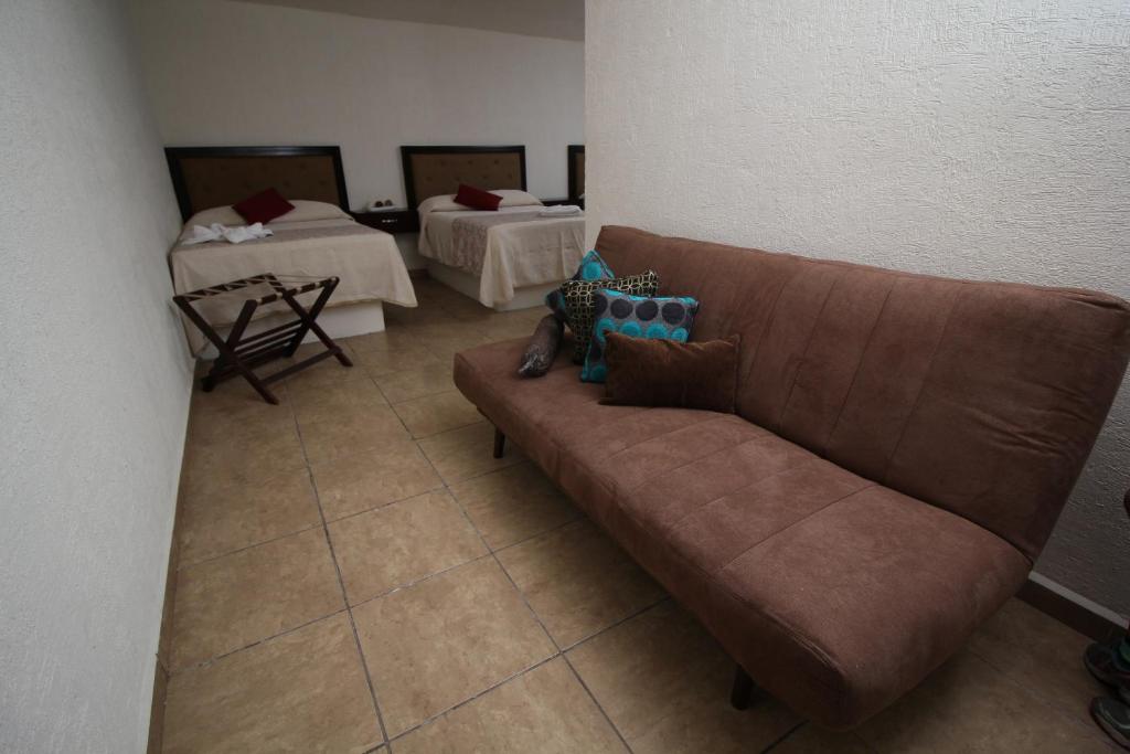 Двухместный (Стандартный двухместный номер с 1 кроватью) отеля Hotel Sacre, Сан-Хуан Баутиста Тукстепек