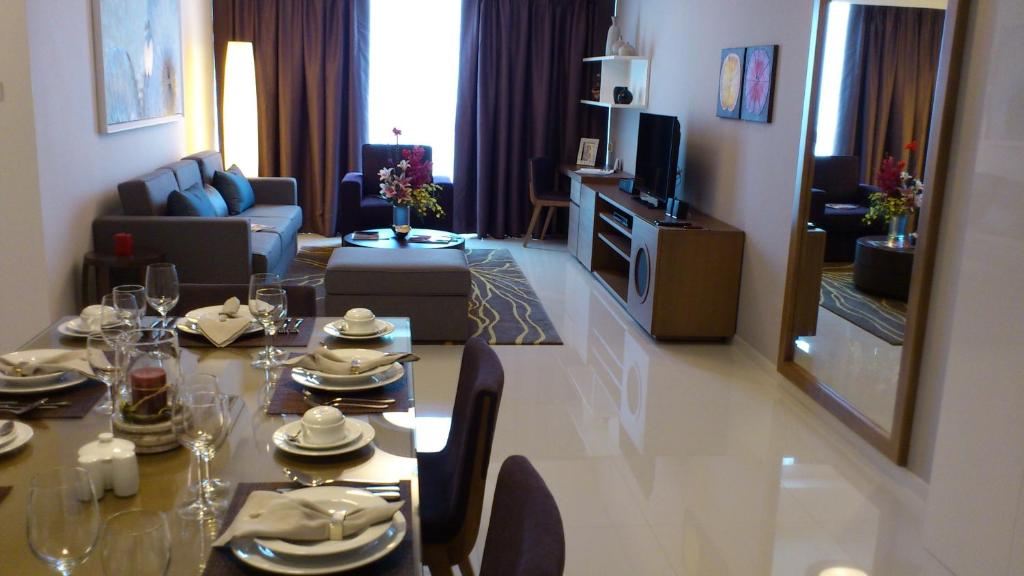 Апартаменты (Апартаменты «Премьер» с 2 спальнями (для 4 взрослых)) апарт-отеля Somerset Vista Ho Chi Minh City, Хошимин
