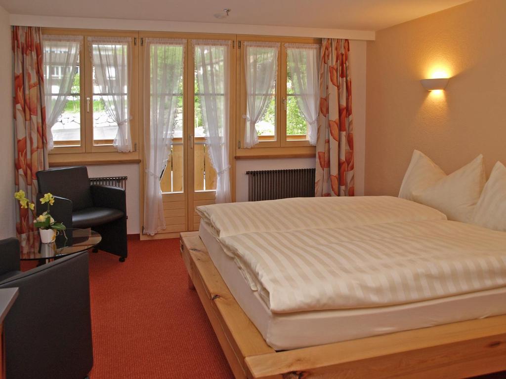 Двухместный (Стандартный двухместный номер с 1 кроватью) отеля Hotel Steinbock, Бриенц