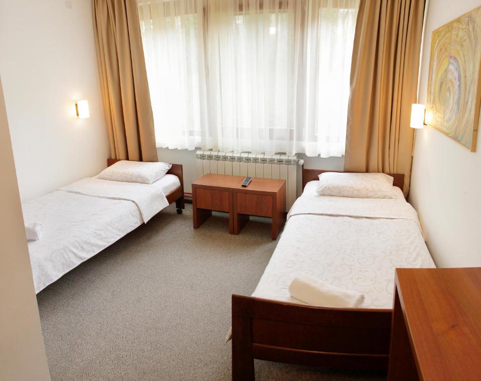 Двухместный (Стандартный двухместный номер с 2 отдельными кроватями) отеля Hotel Happy, Димитровград