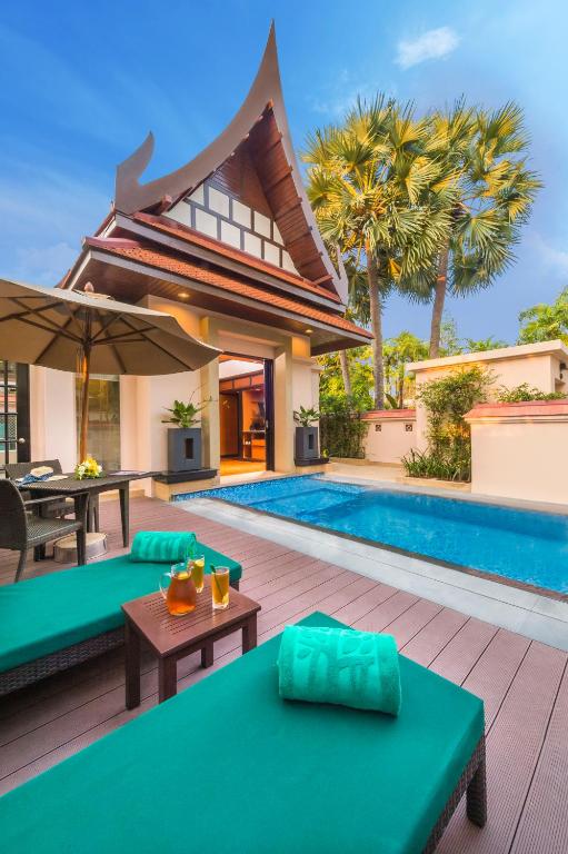 Вилла (Вилла с 2 смежными спальнями, бассейн) курортного отеля Banyan Tree Phuket, Пхукет