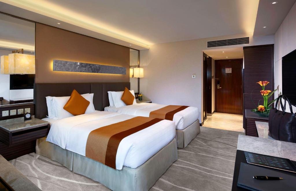 Двухместный (Классический двухместный номер с 2 отдельными кроватями) отеля InterContinental Grand Stanford Hong Kong, Гонконг (город)