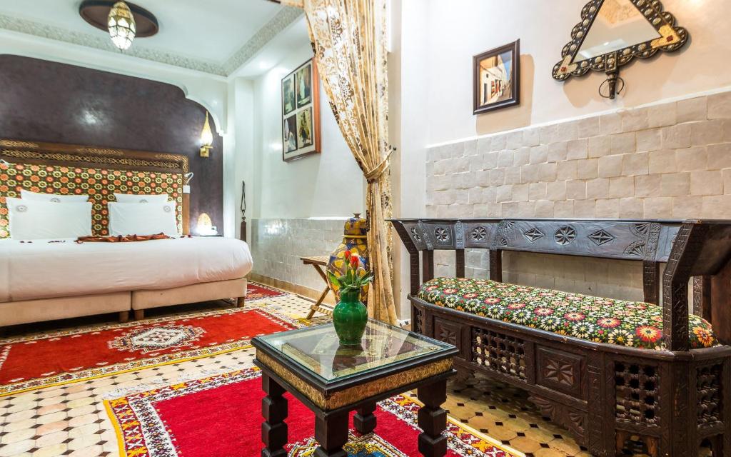 Двухместный (Двухместный номер Делюкс с 1 кроватью), Hôtel & Ryad Art Place Marrakech