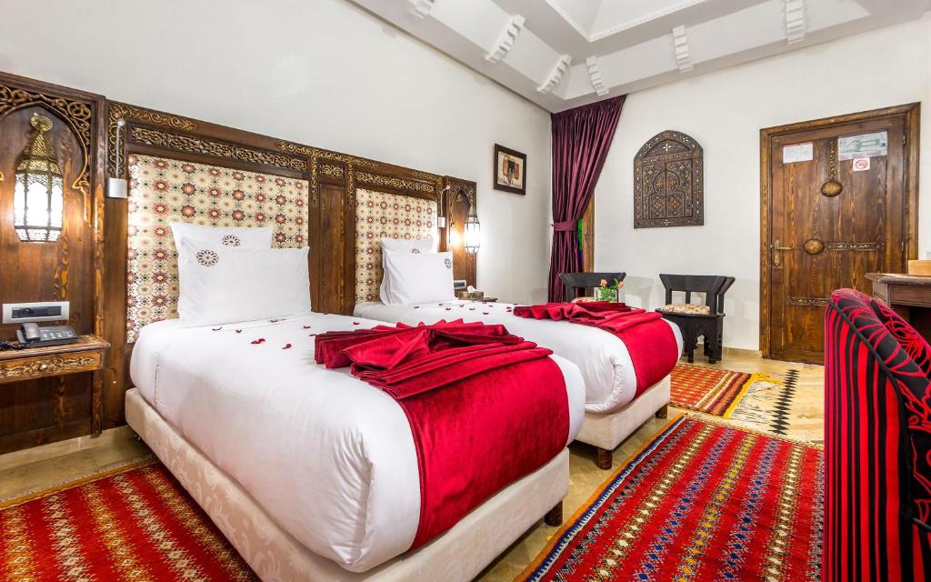 Двухместный (Двухместный номер Делюкс с 1 кроватью) отеля Hôtel & Ryad Art Place Marrakech, Марракеш