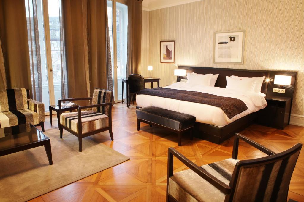 Двухместный (Двухместный номер Делюкс с 1 кроватью) отеля Hôtel Ettenheim, Страсбург
