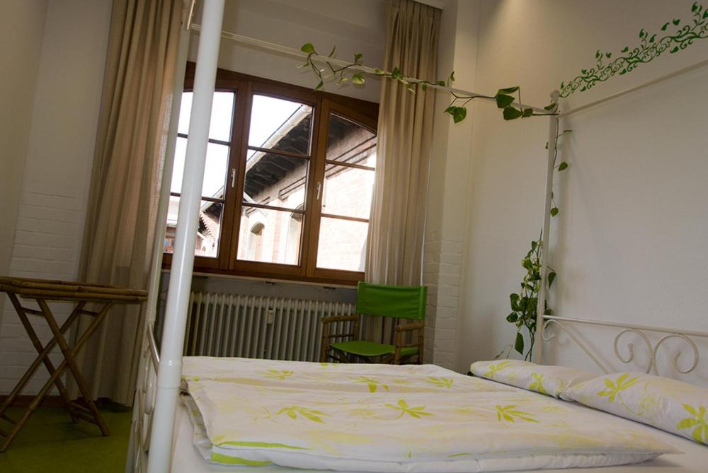 Двухместный (Двухместный номер с 1 кроватью и общей ванной комнатой) хостела Steffis Hostel Heidelberg, Гейдельберг