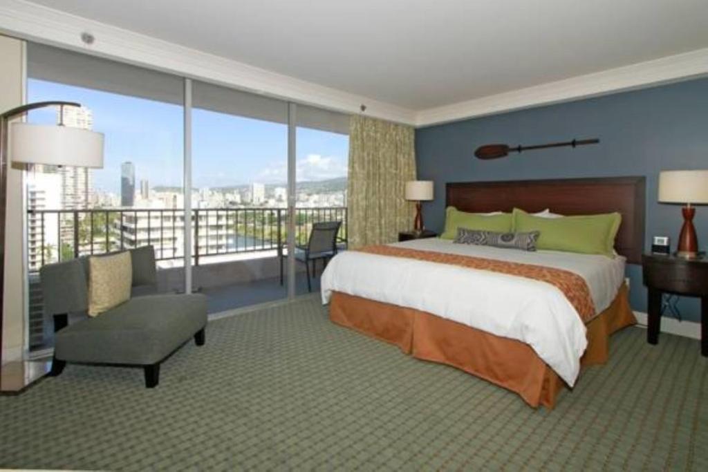 Четырехместный (Люкс с 1 спальней), Wyndham Vacation Resorts Royal Garden at Waikiki