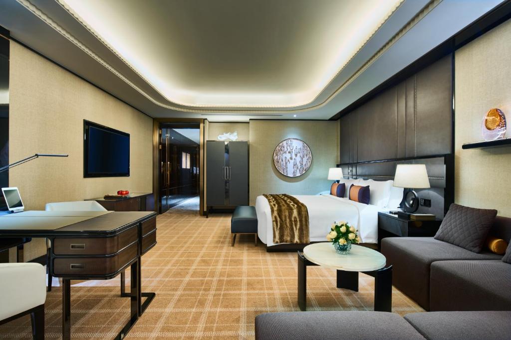 Двухместный (Пакет услуг «EPSON TeamLab» - Номер Делюкс с кроватью размера «king-size») отеля Bellagio Shanghai, Шанхай