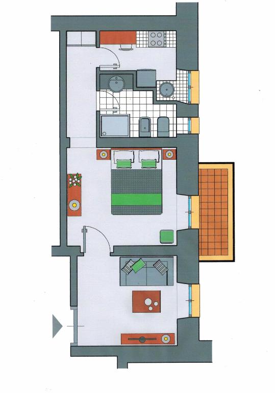 Апартаменты (Стандартные апартаменты), Residenza Termini