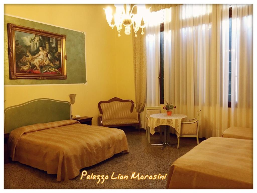 Четырехместный (Четырехместный номер) гостевого дома Al Palazzo Lion Morosini, Венеция