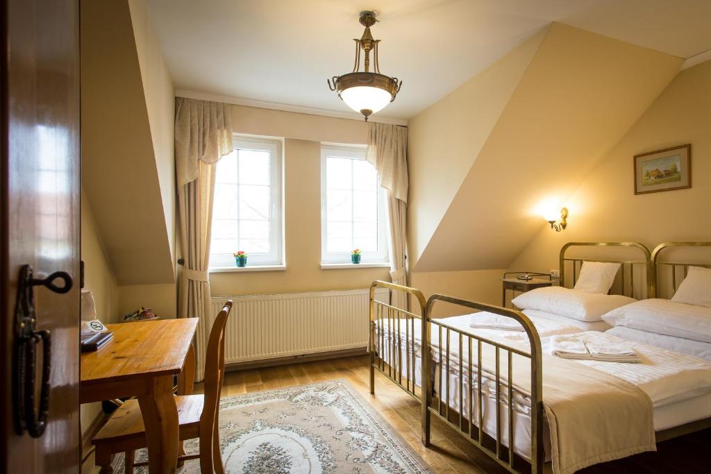Двухместный (Стандартный двухместный номер с 1 кроватью или 2 отдельными кроватями) отеля Hotel Bojnický Vínny Dom, Бойнице