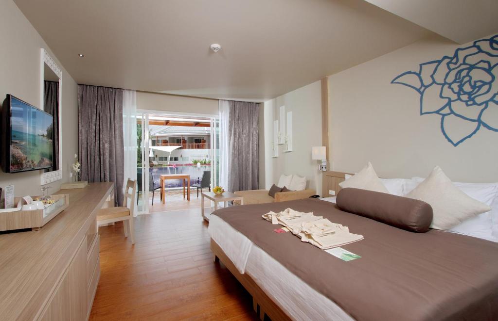 Двухместный (Двухместный номер Делюкс с 1 кроватью или 2 отдельными кроватями и правом посещения бассейна - только для взрослых) курортного отеля Sensimar Khaolak Beachfront Resort, Кхаулак