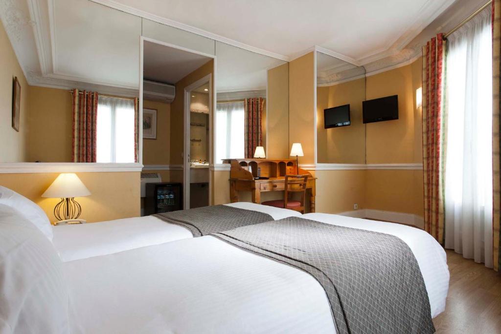 Двухместный (Двухместный номер с 2 отдельными кроватями) отеля Hotel Claude Bernard Saint-Germain, Париж