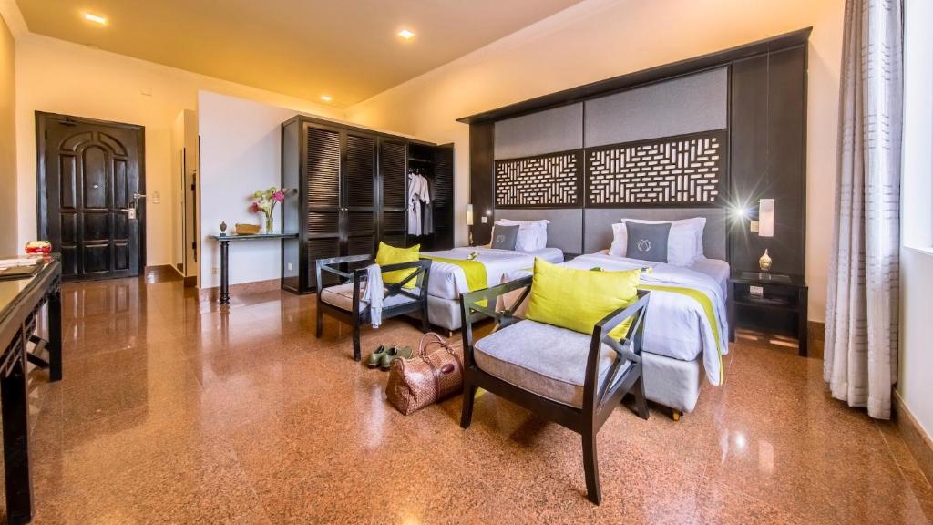 Двухместный (Полулюкс с 2 односпальными кроватями) отеля White Mansion Legend 白色公馆, Пномпень