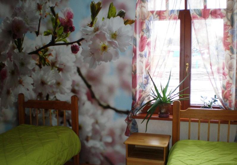 Двухместный (Двухместный номер с 1 кроватью или 2 отдельными кроватями, общая ванная комната) гостевого дома Guest House Vītoli, Колка