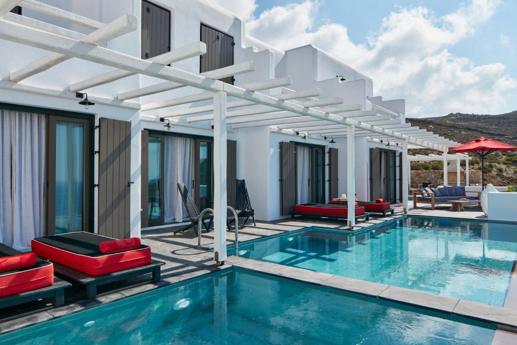 Вилла (Вилла «Темптейшн» с 2 спальнями и собственным бассейном) курортного отеля Myconian Avaton Resort, Элия (Эгейские острова)