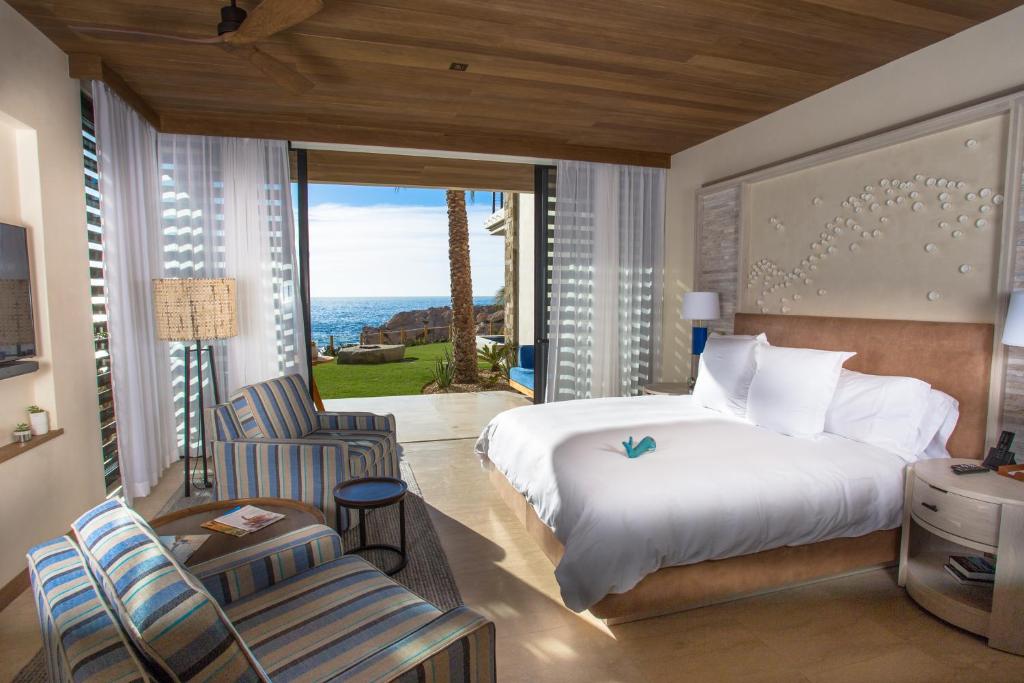 Двухместный (Номер рядом с океаном) отеля Chileno Bay Resort & Residences, an Auberge Resort, Кабо-Сан-Лукас