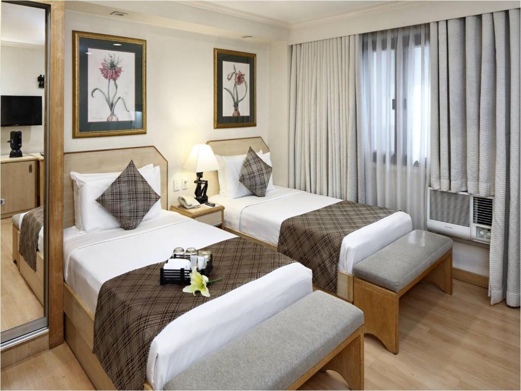 Двухместный (Deluxe Double or Twin Room - Quarantine Room), Manila Lotus Hotel