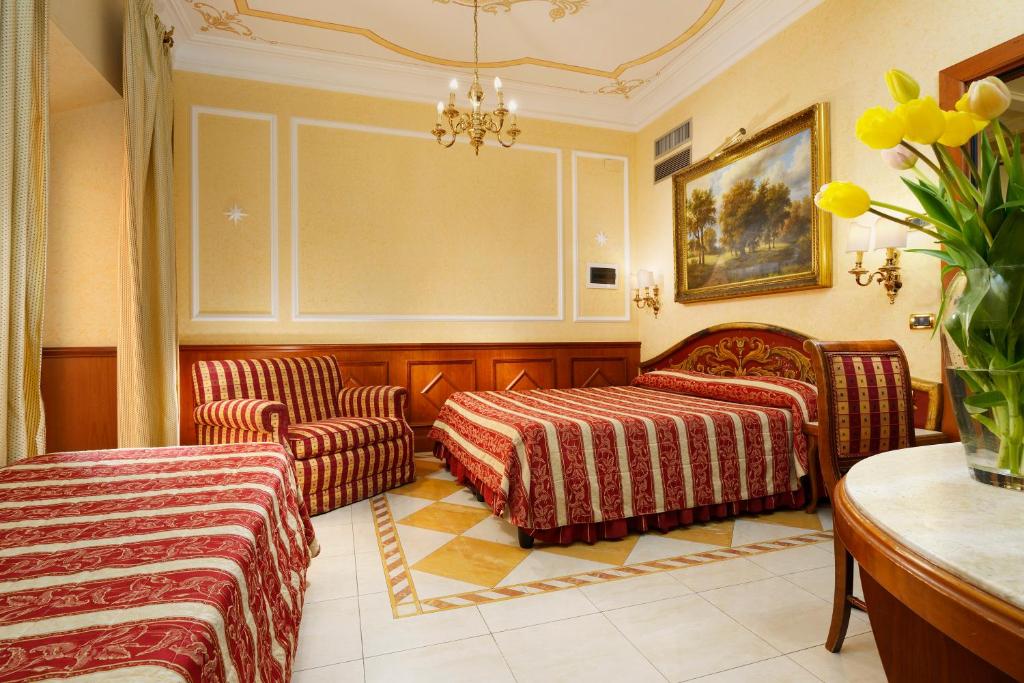 Четырехместный (Четырехместный номер) отеля Comfort Hotel Bolivar, Рим