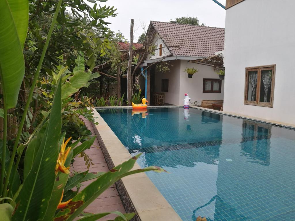 Двухместный (Двухместный номер Делюкс с 1 кроватью), ANGKOR DINO B&B