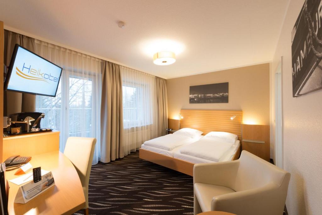 Двухместный (Стандартный двухместный номер с 1 кроватью) отеля Heikotel - Hotel Windsor, Гамбург