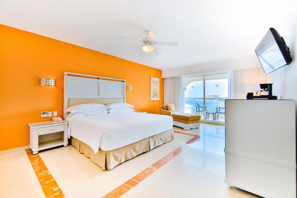 Двухместный (Двухместный номер с 1 кроватью рядом с океаном (для 2 взрослых и 1 ребенка)) курортного отеля Occidental Costa Cancún, Канкун