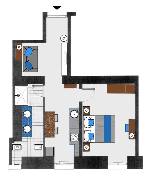 Апартаменты (Стандартные апартаменты), Residenza Termini