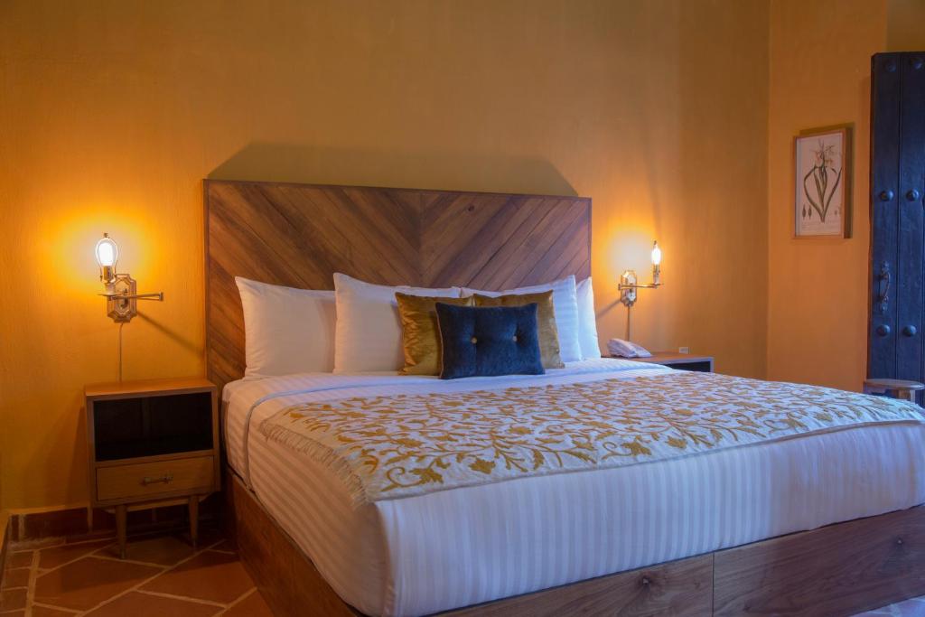 Двухместный (Номер Делюкс с кроватью размера «king-size») отеля Casa Maria Paz Hotel Boutique, Пуэбла